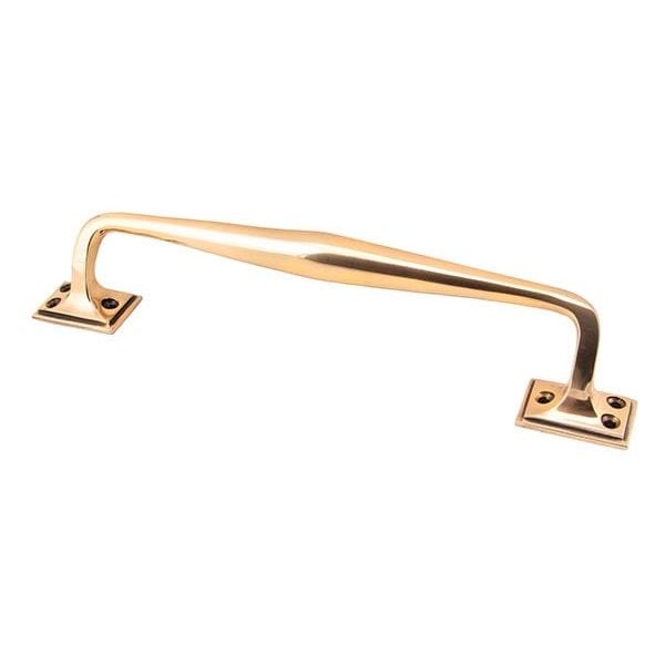 From The Anvil Cupboard Handles Polished Bronze 300mm Art Deco Pull Handle