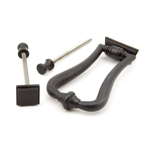 From The Anvil Knockers Aged Bronze Aged Bronze Slimline Art Deco Door Knocker