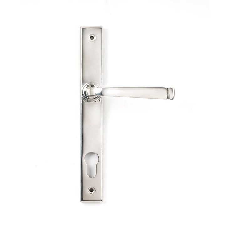 From The Anvil Handles Polished Marine SS 316 Avon Slimline Lever Espag. Lock Set