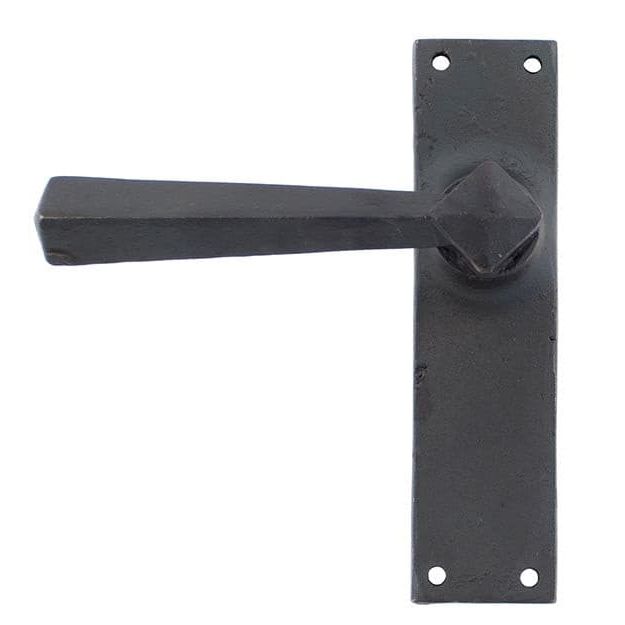 From The Anvil Handles Latch Beeswax Straight Lever