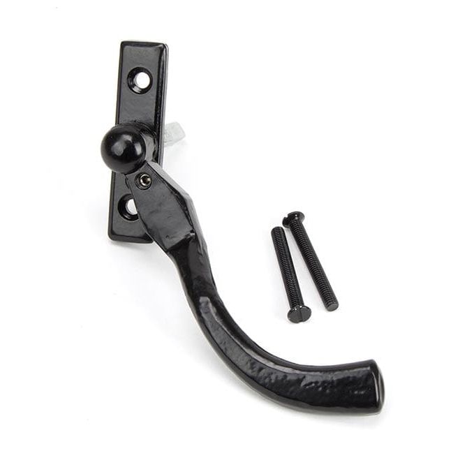 From The Anvil Window Hardware Right Hand Black 16mm Peardrop Espag