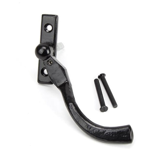 From The Anvil Window Hardware Right Hand Black 16mm Peardrop Espag