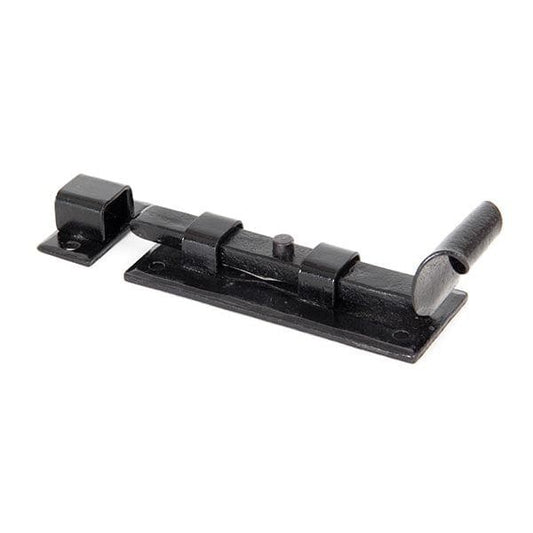 From The Anvil Bolts Straight Black 4" Door Bolt