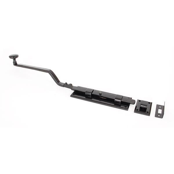 From The Anvil Bolts 6" Black 6" French Door Bolt