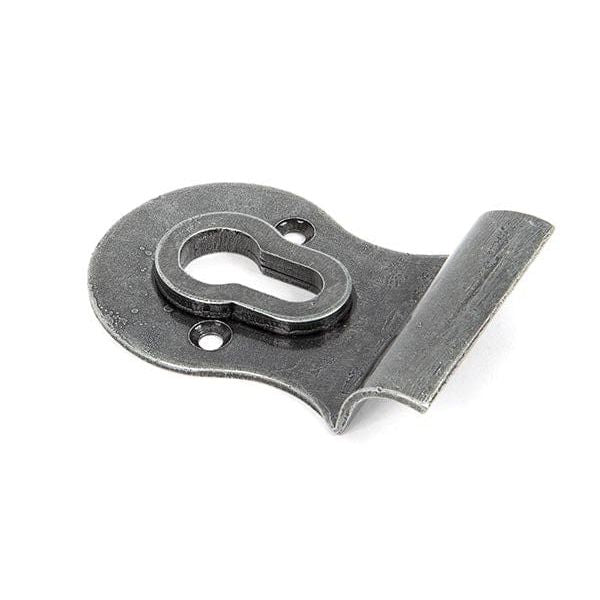 From The Anvil Rim Locks Pewter Black Euro Door Pull