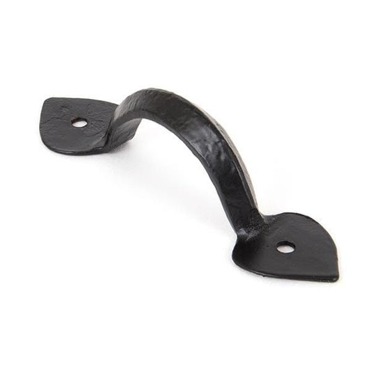 From The Anvil Cupboard Handles 4" Black Gothic D Handle