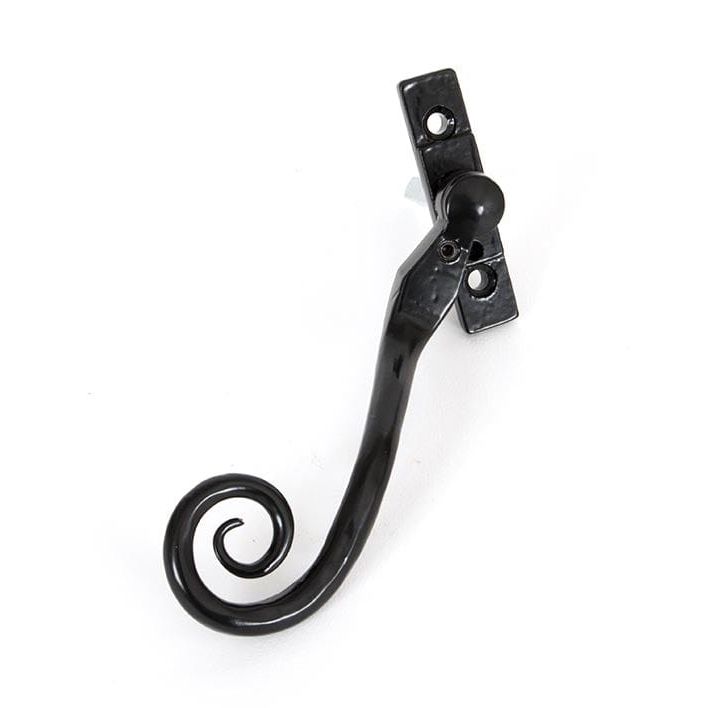 From The Anvil Window Hardware Left Hand Black Large 16mm Monkeytail Espag