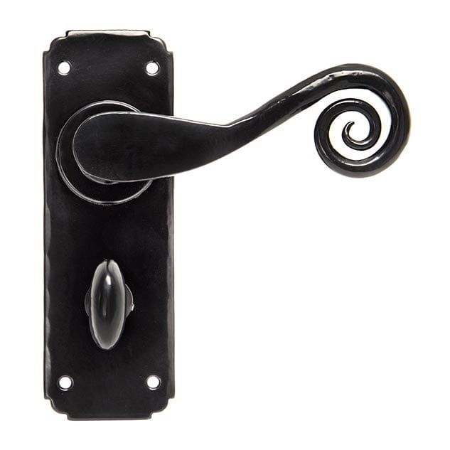 From The Anvil Handles Black Black Monkeytail Lever Bathroom Set