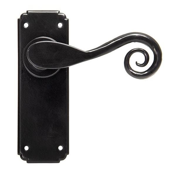 From The Anvil Handles Latch Set Black Monkeytail Lever Set