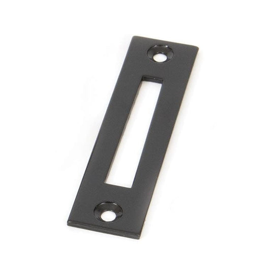 From The Anvil Window Hardware Black Black Mortice Plate