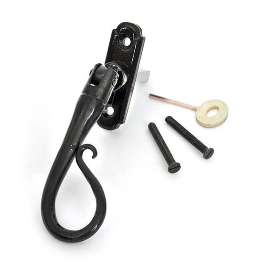 From The Anvil Window Hardware Right Hand Black Shepherd's Crook Espag