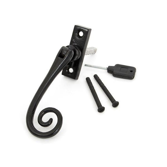From The Anvil Window Hardware Right Hand Black Slim Monkeytail Espag