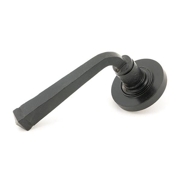 From The Anvil Handles Plain External Beeswax Avon Round Lever on Rose Set - Unsprung