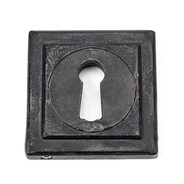 From The Anvil Escutcheons Square External Beeswax Round Escutcheon