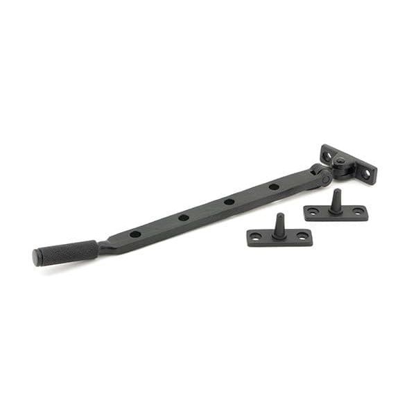 From The Anvil Window Hardware 10" Matt Black Brompton Stay