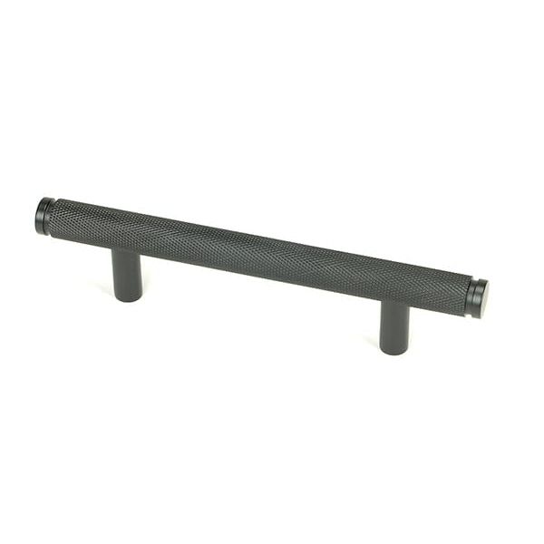 From The Anvil Cupboard Handles Small Matt Black Full Brompton Pull Handle
