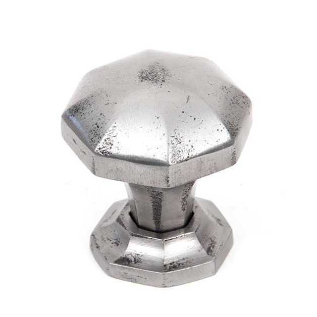 From The Anvil Cupboard Knob Small Natural Smooth Octagonal Cupboard Knob