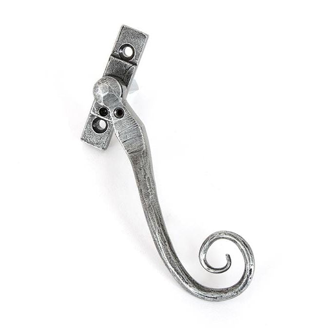 From The Anvil Window Hardware Right Hand Pewter Large 16mm Monkeytail Espag