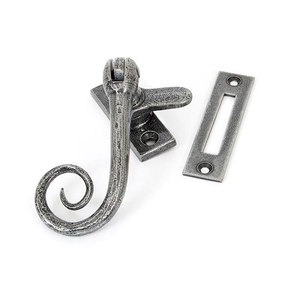 From The Anvil Window Hardware Pewter Pewter Monkeytail Fastener