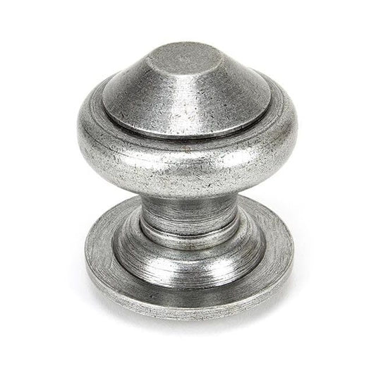 From The Anvil Knobs Pewter Pewter Regency Centre Door Knob