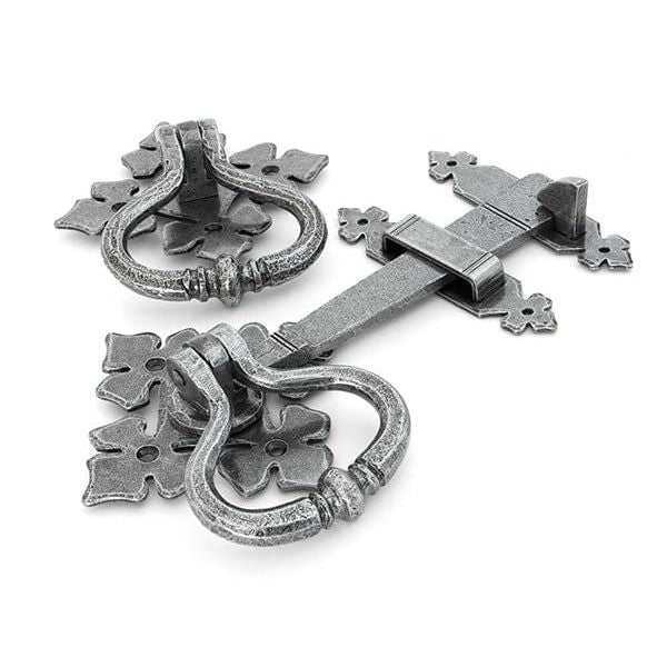 From The Anvil Latches Pewter Pewter Shakespeare Latch Set