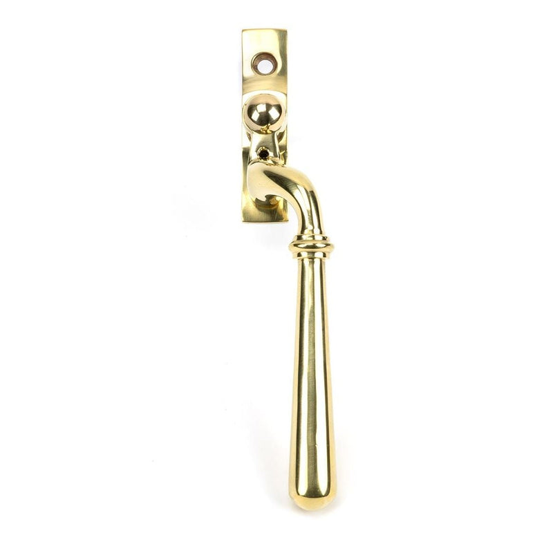 From The Anvil Window Hardware RH Polished Brass Newbury Espag