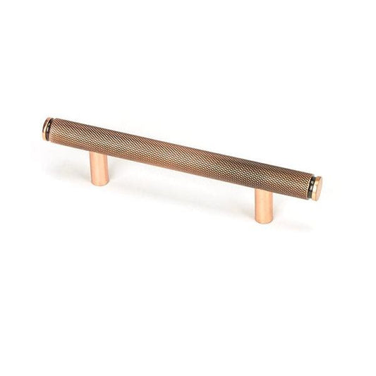 From The Anvil Cupboard Handles Small Polished Bronze Full Brompton Pull Handle