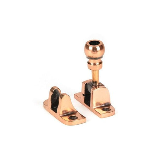 From The Anvil Window Hardware Mushroom Radiused Polished Bronze Mushroom Brighton Fastener (Radiused)