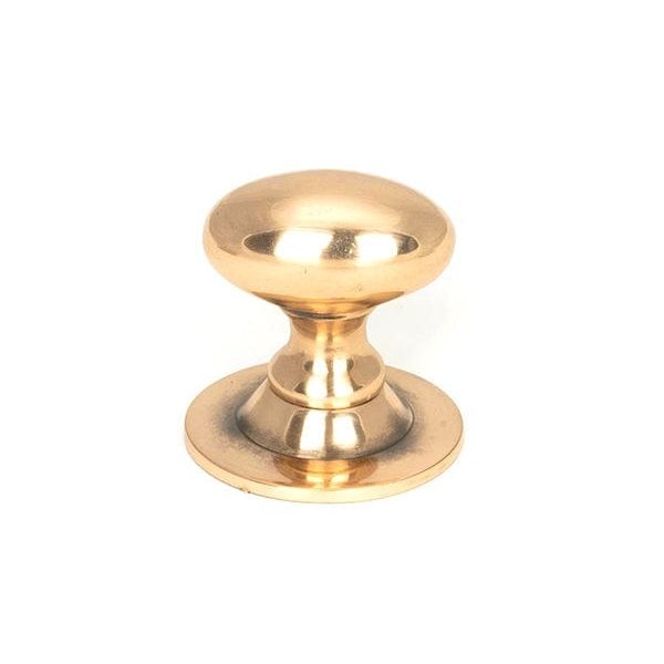 From The Anvil Cupboard Knob 33mm Polished Bronze Oval Cupboard Knob