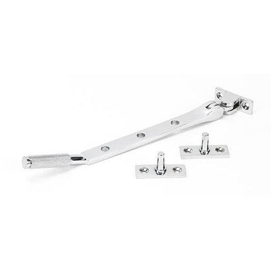 From The Anvil Window Hardware 8" Polished Chrome Brompton Stay