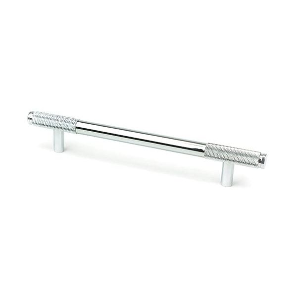 From The Anvil Cupboard Handles Medium Polished Chrome Half Brompton Pull Handle