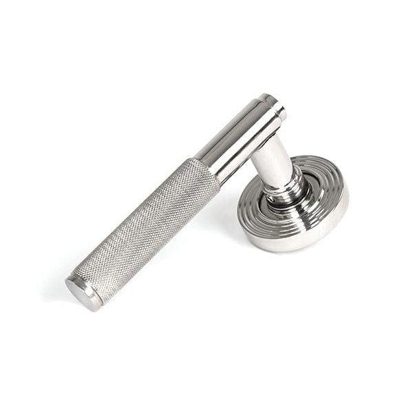 From The Anvil Handles Beehive Polished Marine SS (316) Brompton Lever on Rose Set (Plain) - Unsprung