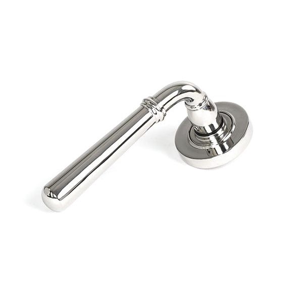 From The Anvil Handles Plain Polished Marine SS (316) Newbury Lever on Rose Set - Unsprung