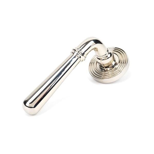 From The Anvil Handles Beehive Polished Nickel Newbury Lever on Rose Set (Plain) - Unsprung