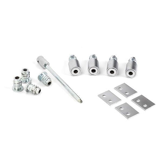 From The Anvil Window Hardware Satin Chrome Satin Chrome Secure Stops (Pack of 4)