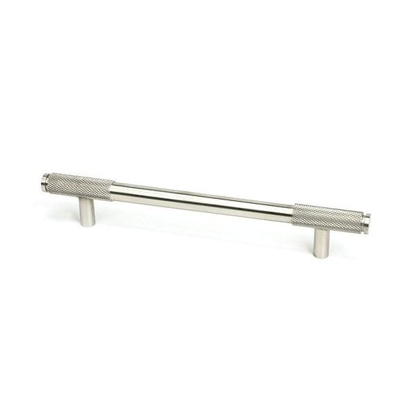 From The Anvil Cupboard Handles Medium Satin SS (304) Half Brompton Pull Handle