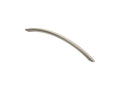 Carlisle Brass Bow Handle Range in brushed nickel, featuring a smooth, curved design suitable for cabinetry and furniture applications.