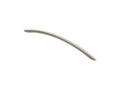 Carlisle Brass Bow Handle Range in a brushed nickel finish, featuring a curved design for easy grip. This handle is suitable for cabinetry and furniture applications.