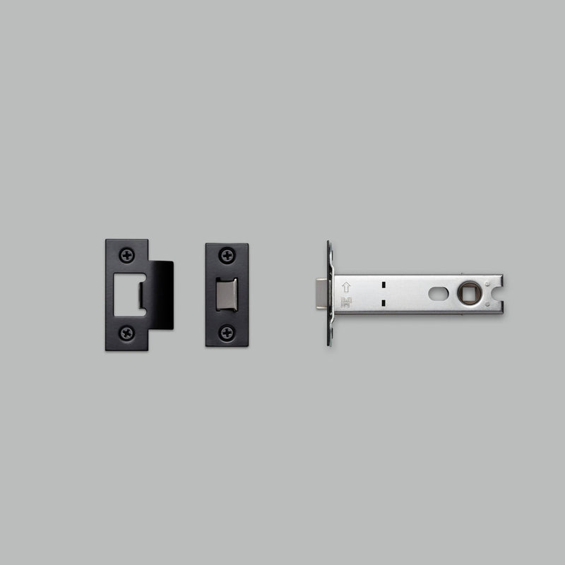 Buster + Punch Tubular Latch / Door Knob / 82MM Black
