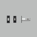 Buster + Punch Deadbolt Latch / Thumbturn Lock / 57MM Black