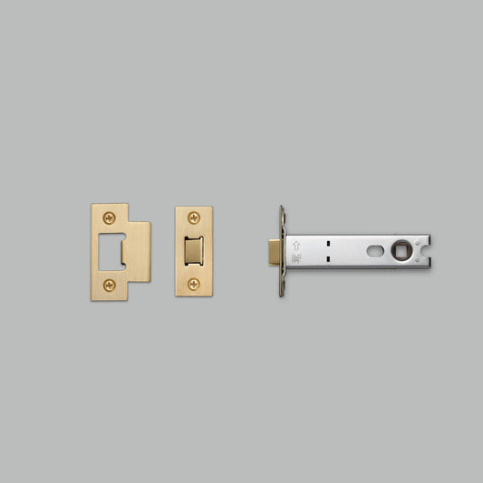 Buster + Punch Tubular Latch / Door Knob / 82MM Brass