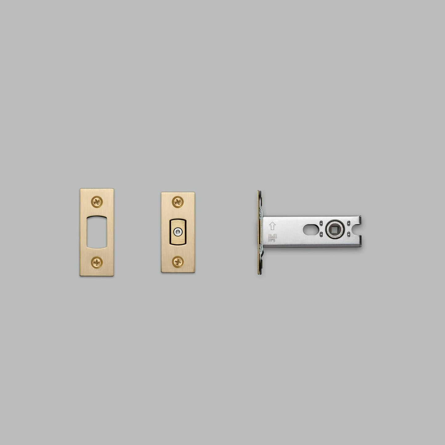Buster + Punch Deadbolt Latch / Thumbturn Lock / 57MM Brass