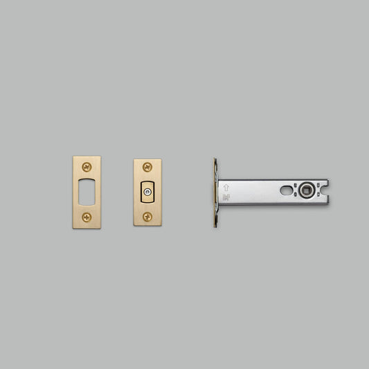 Buster + Punch Deadbolt Latch / Thumbturn Lock / 82MM Brass