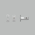 Buster + Punch Deadbolt Latch / Thumbturn Lock / 57MM Steel