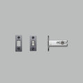 Buster + Punch Deadbolt Latch / Thumbturn Lock / 57MM Gun Metal