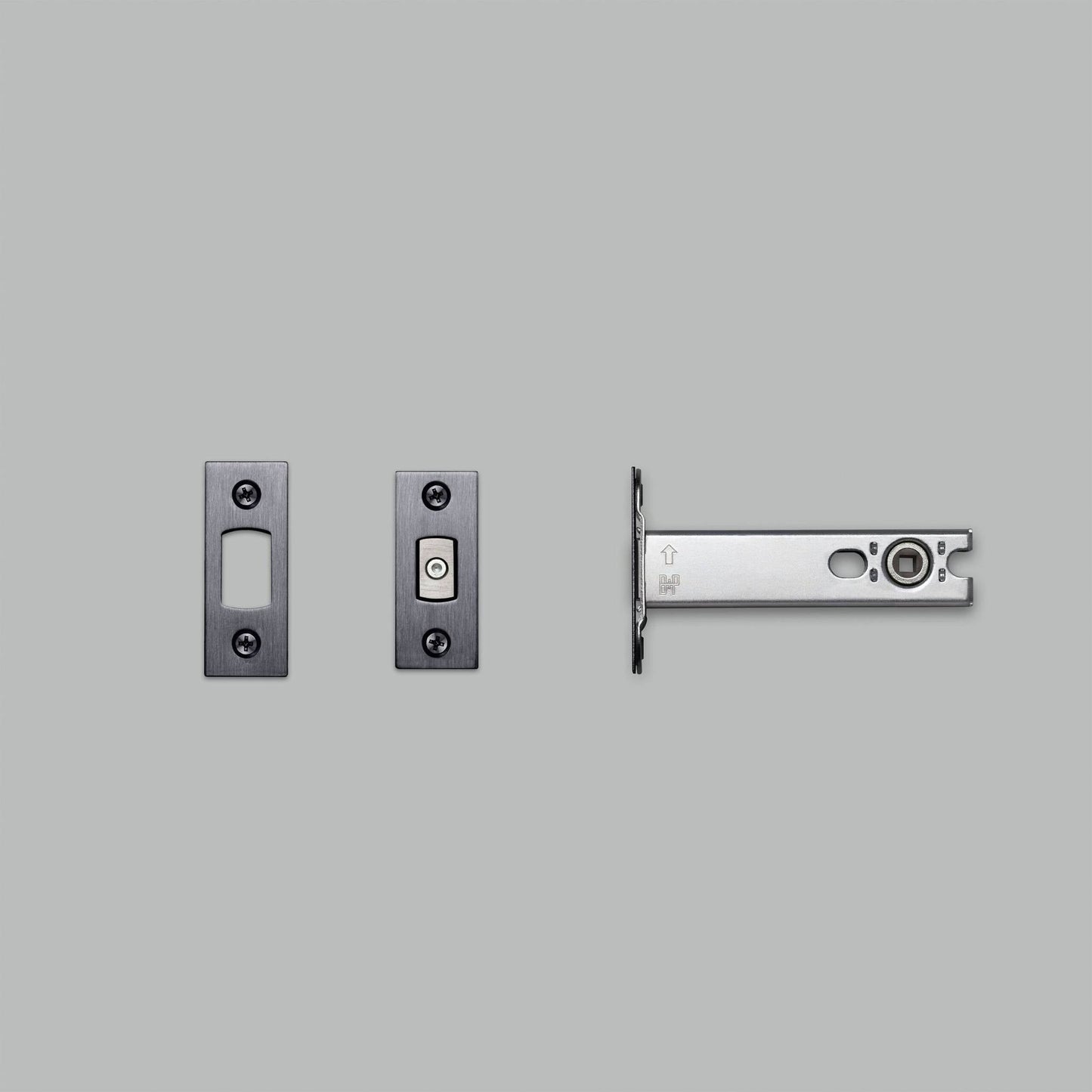 Buster + Punch Deadbolt Latch / Thumbturn Lock / 82MM Gun Metal