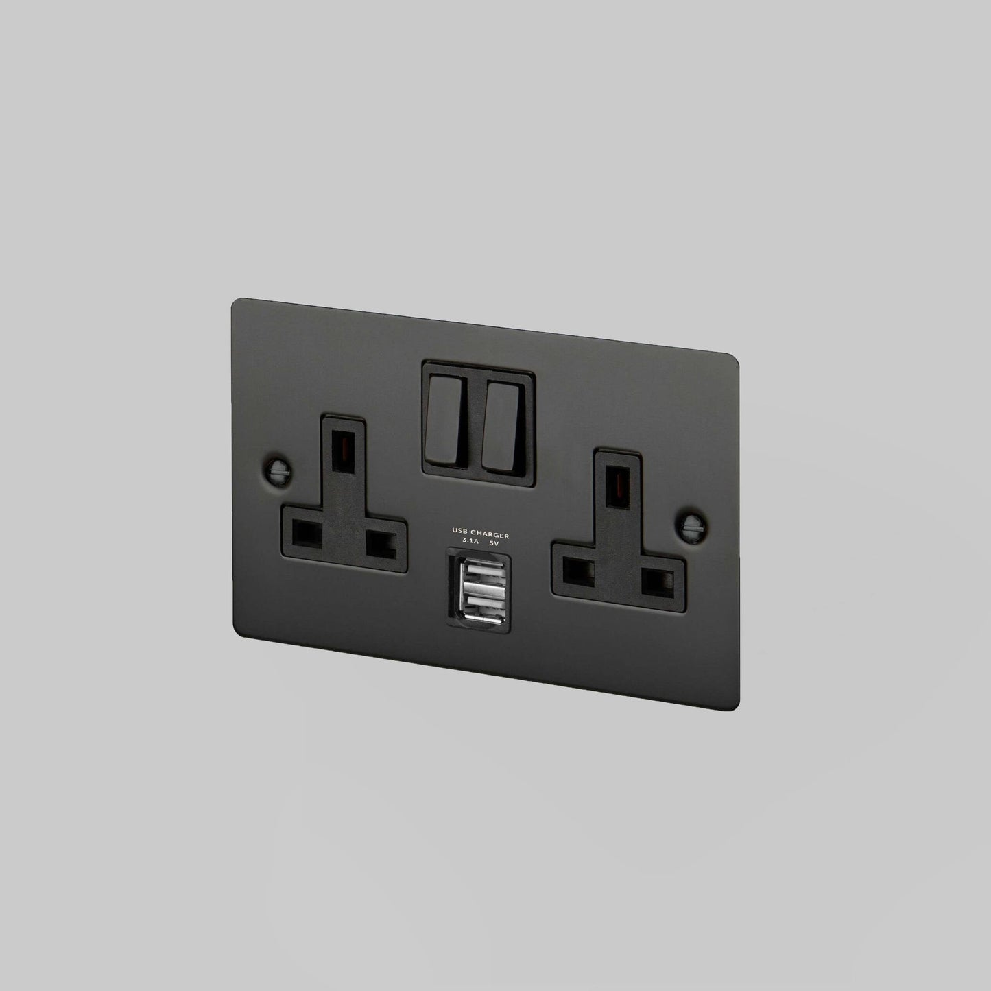 Buster + Punch 2G Uk Plug Socket / Usb Black