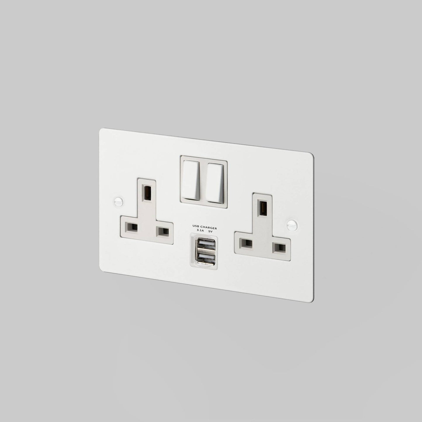 Buster + Punch 2G Uk Plug Socket / Usb White