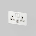 Buster + Punch 2G Uk Plug Socket / Usb White