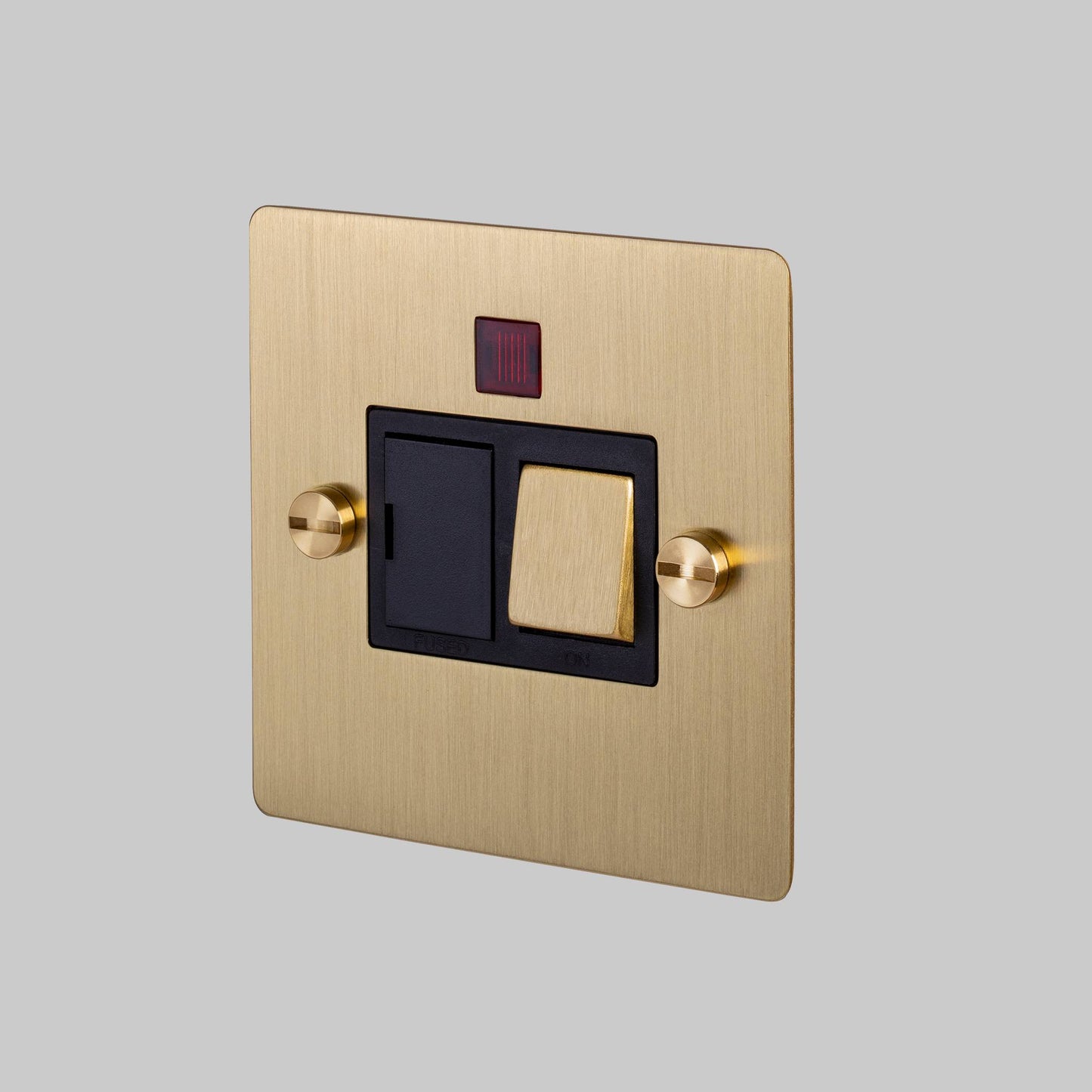 Buster + Punch Switched Fused Spur Brass